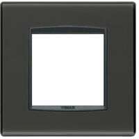 Placca Classic 2M Reflex antracite Vimar Eikon 20642.42