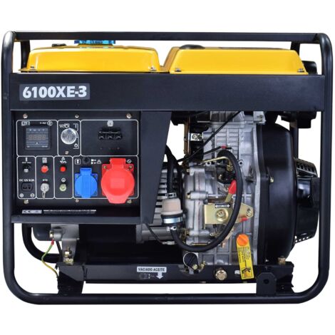 NT6100XE-3 Generador Diesel  ITCPower Trifásico Abierto