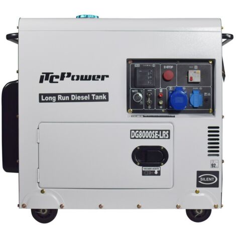 DG8000SE-LRS Generador Électrico Diésel Apoyo Solar (Monofásico) ITCPower