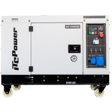 DG10000SE Generador Diésel Insonorizado ITCPower Monofásico 8,5Kw