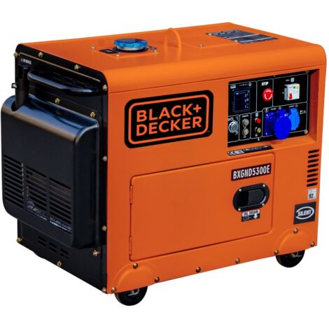 BXGND5300E Generador Diésel Monofásico 5,3 kW Black+Decker