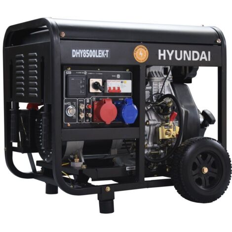 DHY8500LEK-T Generador Eléctrico Diésel FullPower 7,9kVA / 6,0kW HYUNDAI