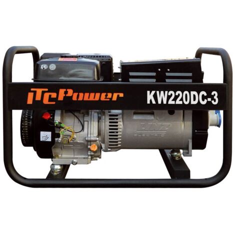 KW220DC-3 Motosoldadora Gasolina Trifásica ITCPower con alternador LINZ (1/3)