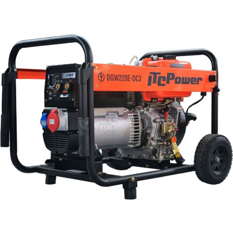 DGW220E-DC3 Motosoldadora trifásica Diesel ITCPower
