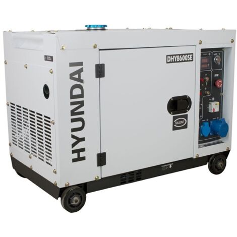 DHY8600SE-T Generador diésel insonorizado serie Pro Full Power HYUNDAI