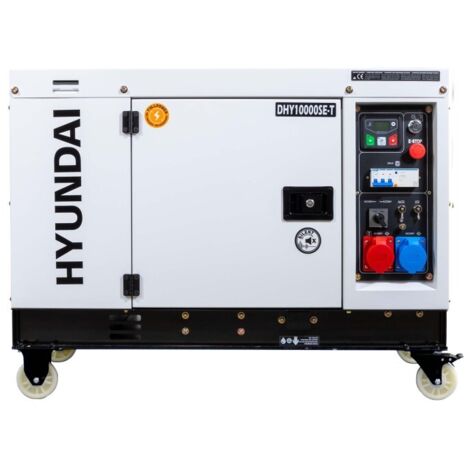 DHY10000SE-T Generador diésel insonorizado HYUNDAI Serie Pro 10,6 kVA 400V (1/5)
