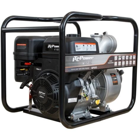 GP100 Motobomba Gasolina ITCPower Agua Limpias de Caudal