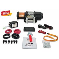 Cabrestante Eléctrico 12V 5900kg, 4x4, 26m Cable Acero, Mando A