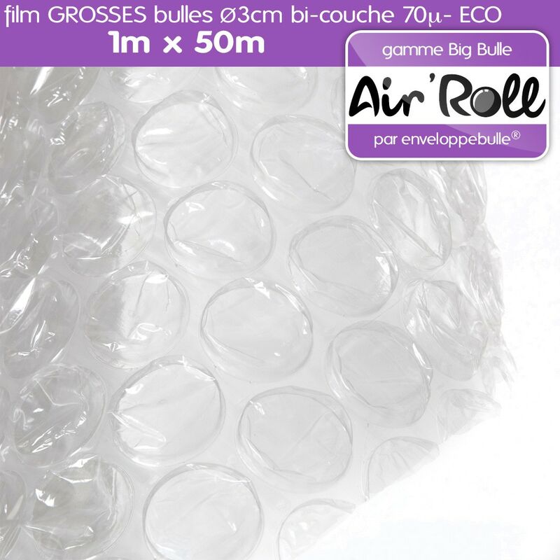 Papier bulle ECO 75cm x 10M - Idéal Déménagement Emballage Colis