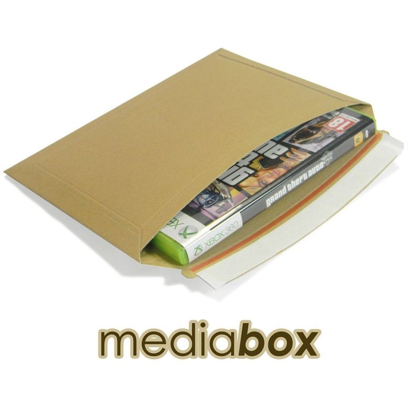 Lot de 5 enveloppes carton MEDIA-BOX compatible Lettre Suivie / Lettre Max  La Poste