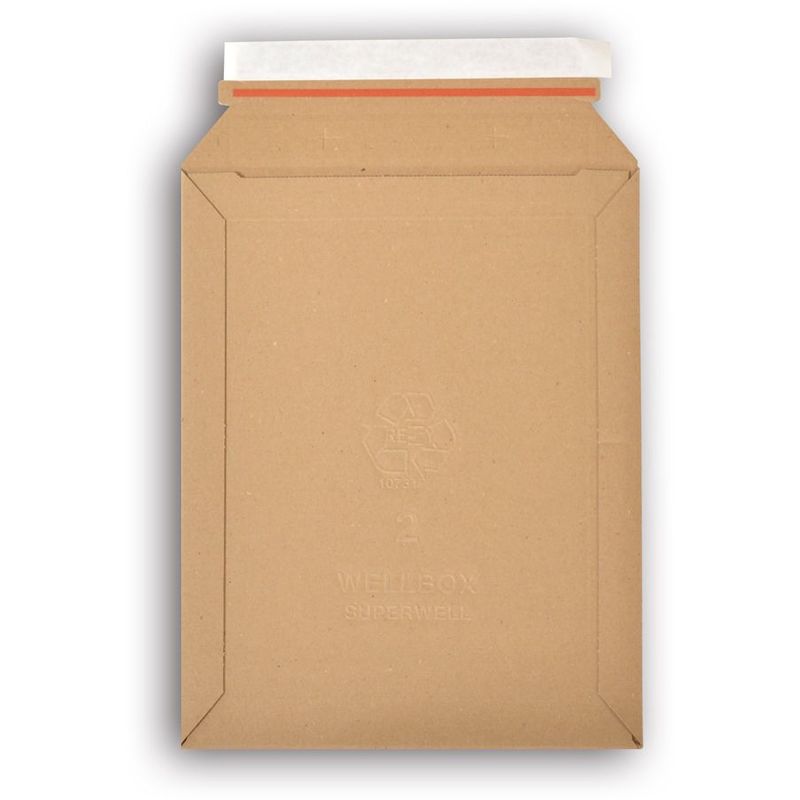 50 Enveloppes carton rigide renforcé 176x270 Wellbox 1 