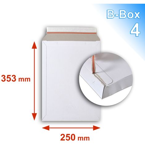 ColomPac - Enveloppe cartonnée blanc - A4+ - 450g/m²