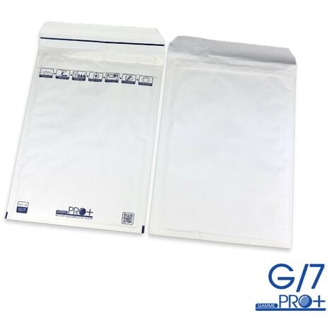 Lot de 250 Enveloppes plastique blanches opaques A3 350 x 450 mm