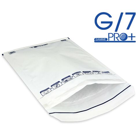 Lot de 50 Enveloppes à bulles PRO BLANCHES G/7 format 230x335 mm