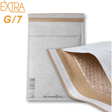 Lot de 1000 Enveloppes à bulles EXTRA G/7 format 240x335 mm