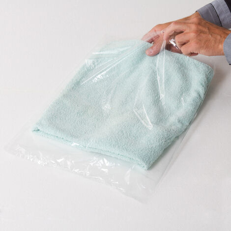 Lot de 1000 Sachets plastiques SANS fermeture 350x450mm épaisseur fine 25µ