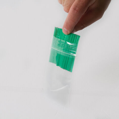 Lot de 500 Sachets plastiques à fermeture ZIP 70x100mm trà¨s résistants 90µ