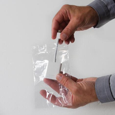 Lot de 10000 Sachets plastiques à fermeture ZIP 120x170mm standard 50µ