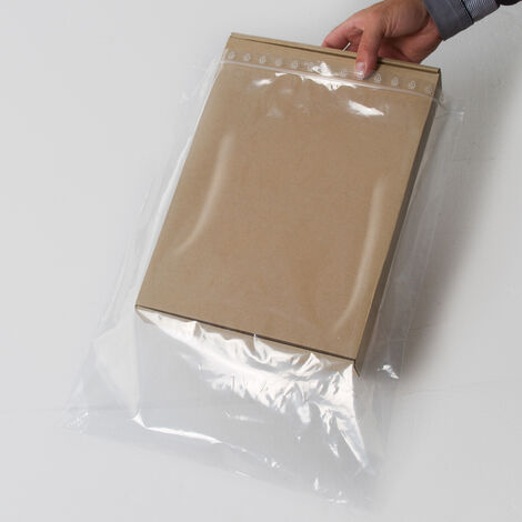 Lot de 500 Sachets plastiques à fermeture ZIP 350x450mm standard 50µ