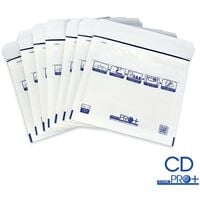 Lot de 10 Enveloppes à bulles PRO BLANCHES CD format 145x175 mm