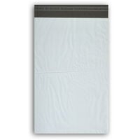 Lot de 10 Enveloppes plastiques blanches opaques FB05 - 350x450 mm