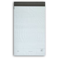 Lot de 10 Enveloppes plastiques blanches opaques FB06 - 400x500 mm