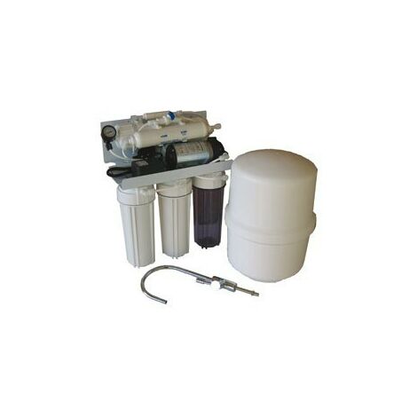 Osmosis doméstica con bomba y flushing manual