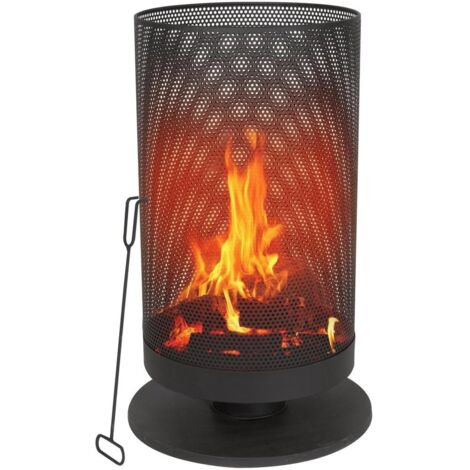 Brasero en métal noir Diamètre 44,5cm (1/5)