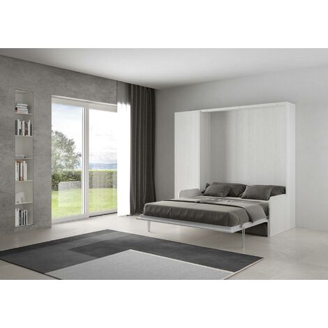 Lenart Letto a scomparsa BED CONCEPT 05 120x200 orizzontale bianco