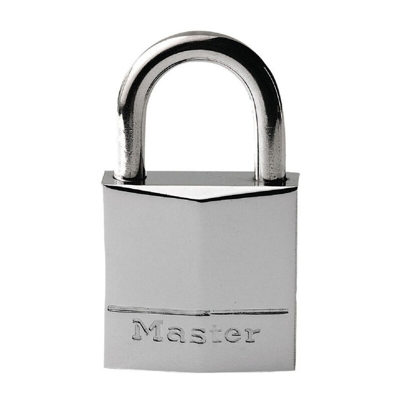 Cadenas Marin Master Lock 1145PEURD - Laiton Nickelé - 4 Clés - 7,1x4x2,1cm - Résistant Aux Intempéries