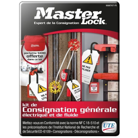 Kit de consignation générale électrique et fluides (1/5)