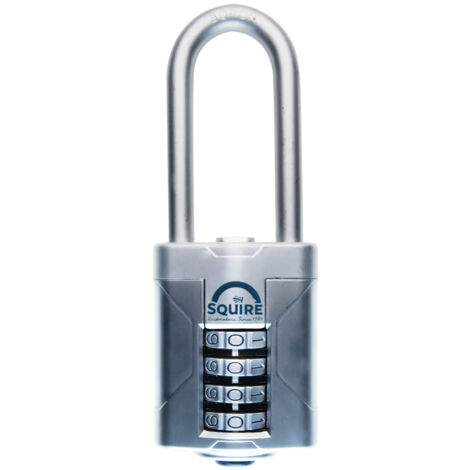 Cadenas anse haute à combinaison 4 molettes SQUIRE Vulcan 50