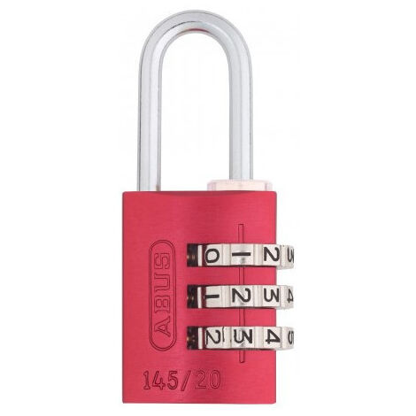 Cadenas à code ABUS 145/20 Couleur - Rouge