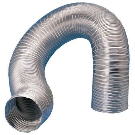 Econoname – Gaine VMC aluminium semi-rigide D200 – Longueur 3m – Classement anti-feu A1 (M0) – Circulation d'air efficace - 200L3