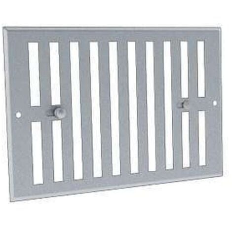 Grille obturable aluminium anodisé 190 x 75 - GOAN - GOAN19075 ECONONAME - GOAN19075