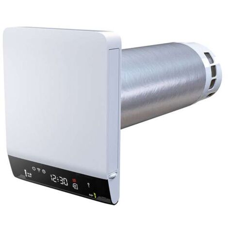 Extracteur d'air double flux 114100000 – Débit 160 m³/h – Rendement 97% – Fonctionnement silencieux – Compatible rénovation – Econoprime