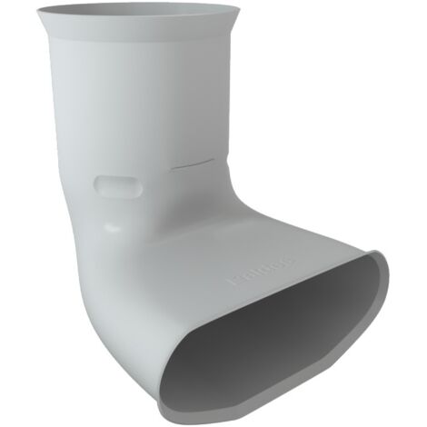 Raccord mixte coudé ovale D75 - Optiflex / Flexigaine - 11091879 ALDES - 11091879 (1/3)
