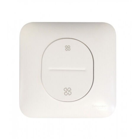 Atlantic – Inverseur petite/grande vitesse 412257 – Interrupteur 2 vitesses pour VMC simple flux – Pour espaces confinés – Haute qualité (1/2)
