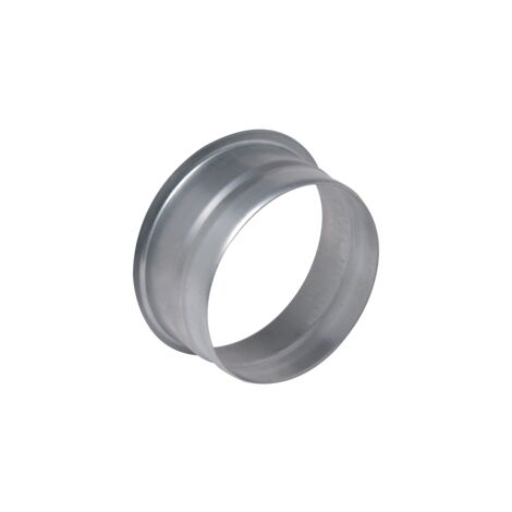 Aldes – Manchette tôle à épaulement D125 H60 11012220 – Installation facile pour faux-plafonds – Tôle galvanisée de haute qualité