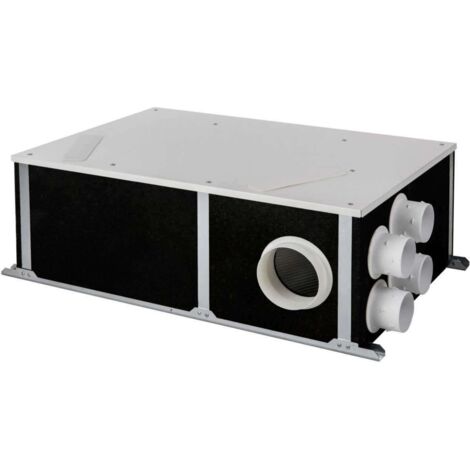 Unelvent – Kit VMC double flux 604044 – Débit max 300m³/h – Pour logement T1 à T7 – Avec bypass – Centrale VMC ORKA