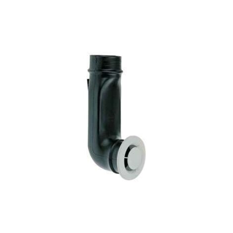 Atlantic – Bouche VMC manchon coudé 80mm 422145 – Plastique blanc pour installation facile – Compatible VMC double flux et simple flux - PB 80 L (1/3)