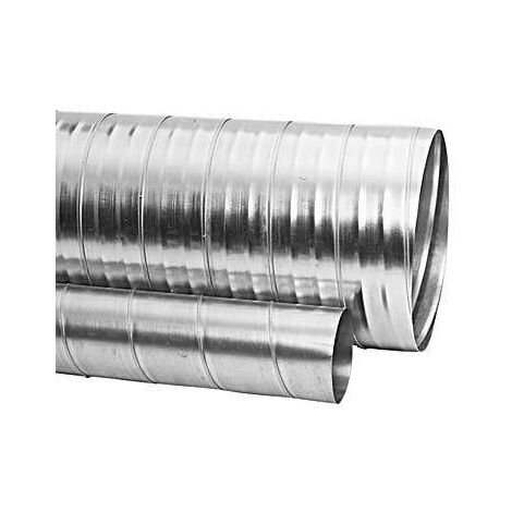 Econoname – Conduit rigide en acier galvanisé D150 1m – Gaine VMC pour ventilation – 110600001