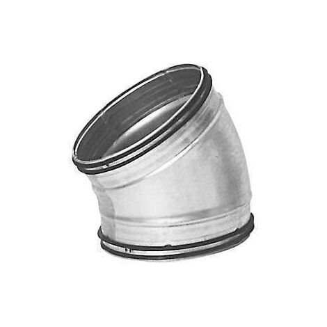 Coude 30° Galva D125 à joints - COUD30GALD125J ECONONAME - COUD30GALD125J