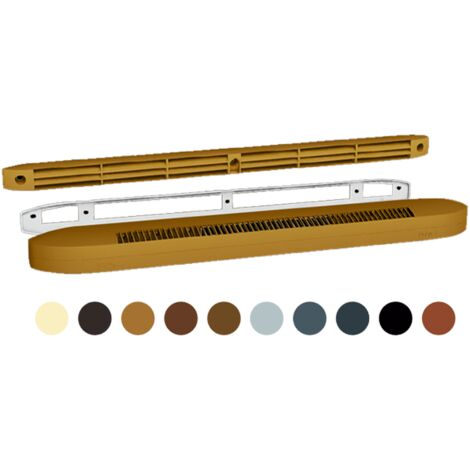 Econoname – Extracteur d'air acoustique chêne clair 45 m3/h – ESEA45CE2ACC – Capuchon de façade inclus – Pour cuisines et salles de bains