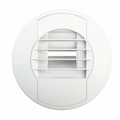 Anjos Ventilation – Bouche d’extraction hygroréglable 1753 – Débit 10/45 m³/h – Diamètre 125 mm – Pour installations VMC en milieu humide (1/2)