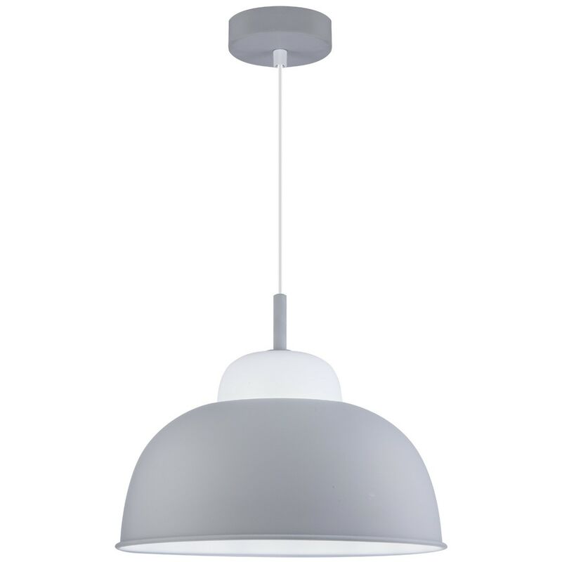 Colgante Torino Gris 1 x 60w e27 de techo alemar