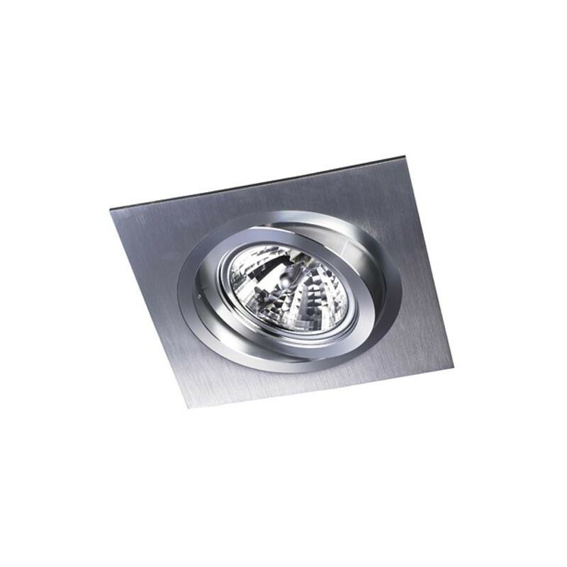 Cristalrecord Kardan Helium foco empotrable aluminio 1 luz ar111 basculante 30° qr111