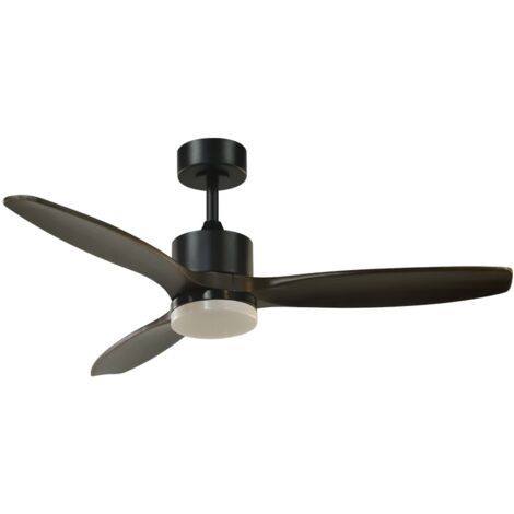 Ventilador de techo LED Terre Negro 18W CCT (1/5)