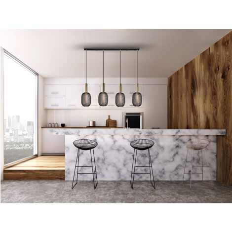 LAMPARA 4L MICRON ORO/NEGRO (1/3)