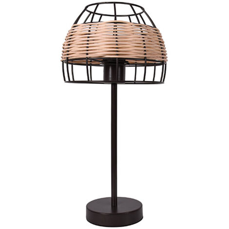 Lámpara de sobremesa SOTERO 20d Rattan (1/3)